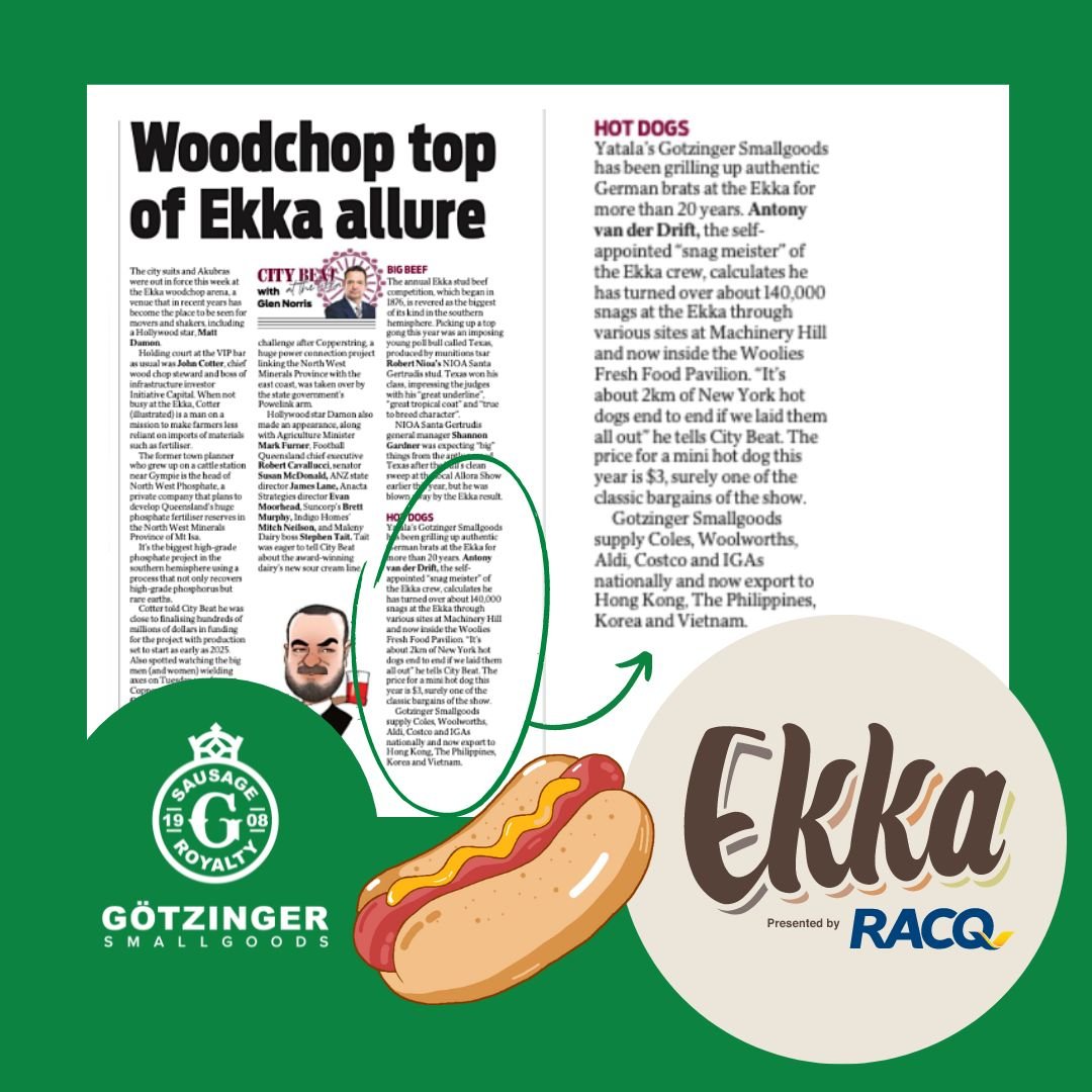 2 km of New Yorker Hot Dogs at EKKA