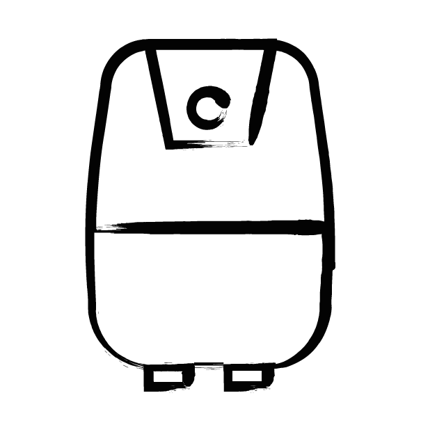 Air Fryer Icon Handdrawn