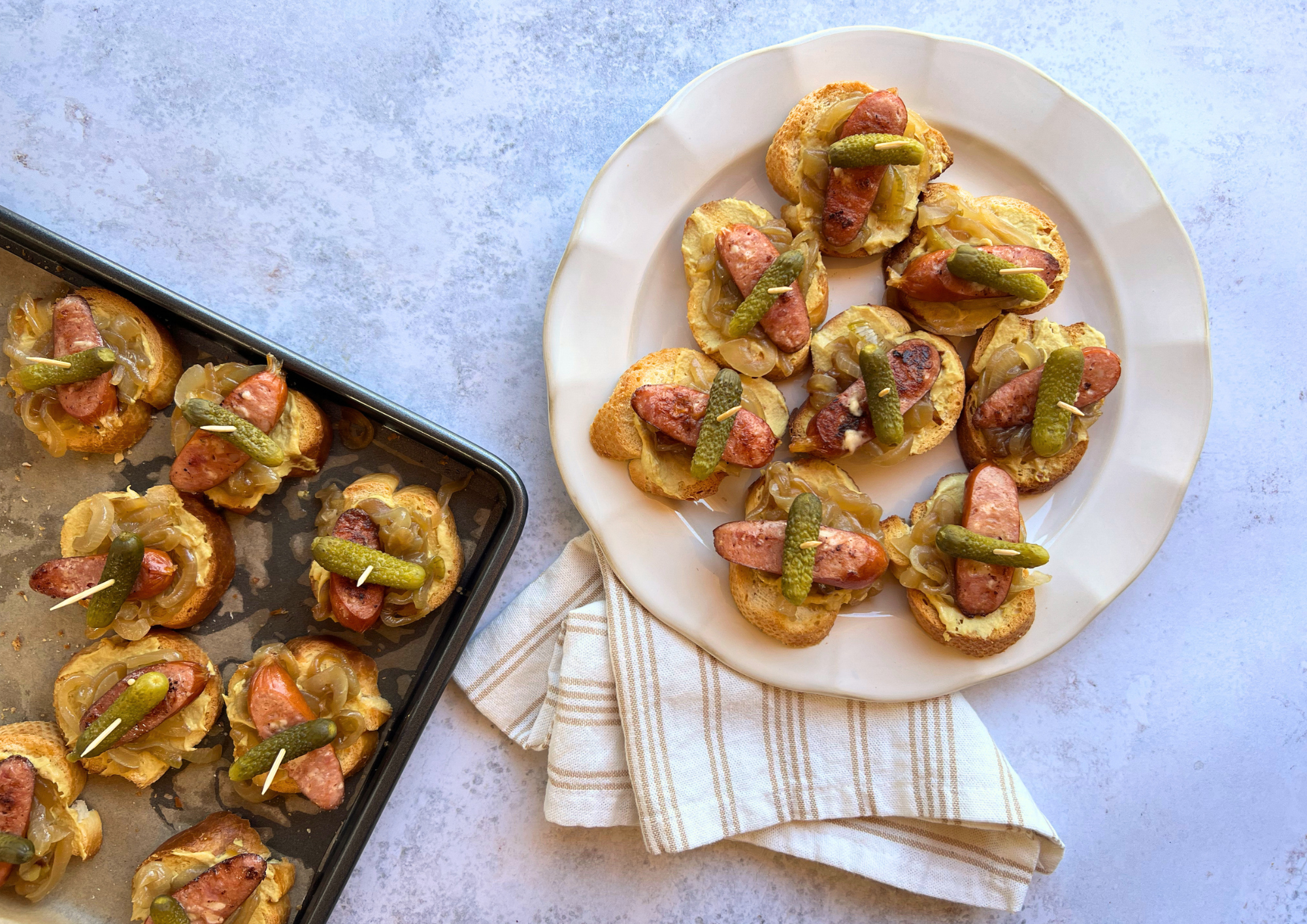 Cheese kransky Chipolata Hot Dog Canapé – Gotzinger Smallgoods