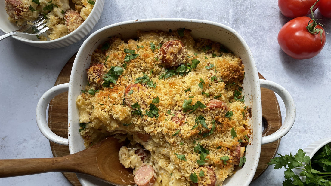 Smoky Sausage Mac n Cheese
