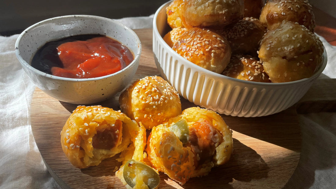 Jalapeño and Cheese Brat Bites