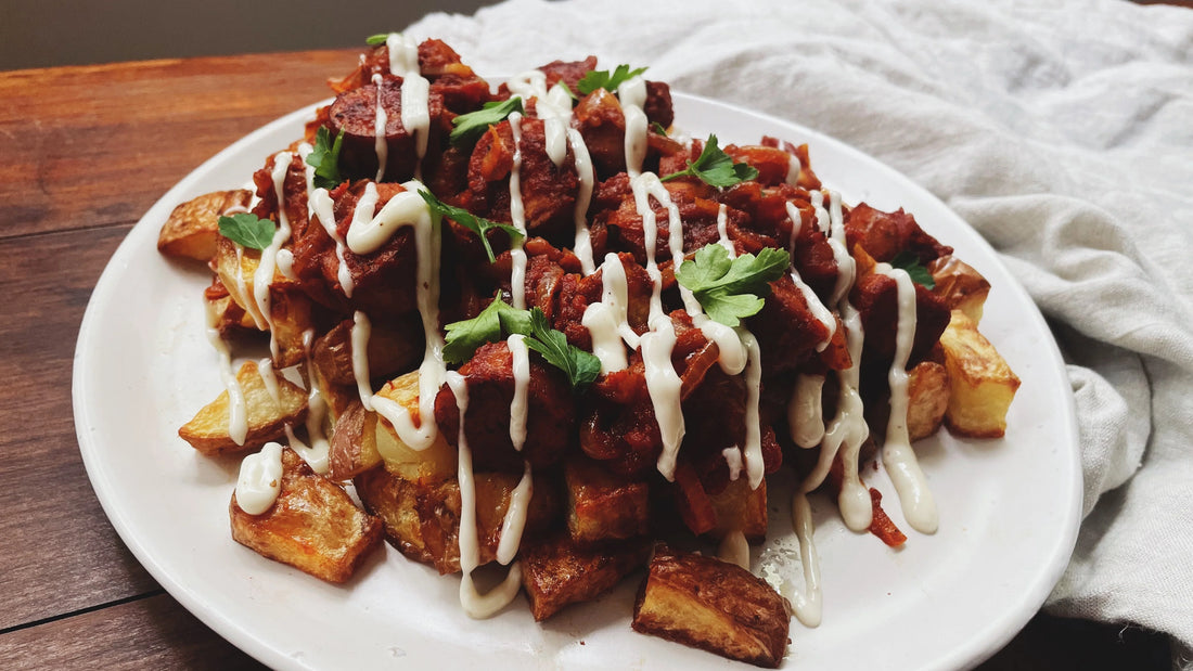 Patatas Bravas with Spanish Chorizo