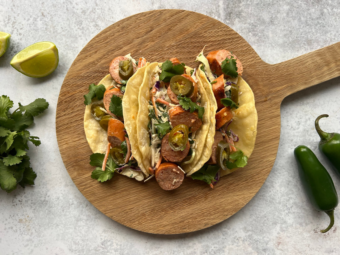 Tex Mex Brat Tacos