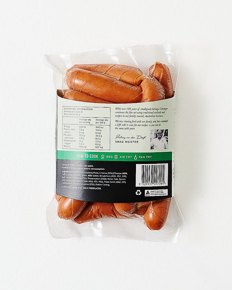 Cheese Kransky Chipolata