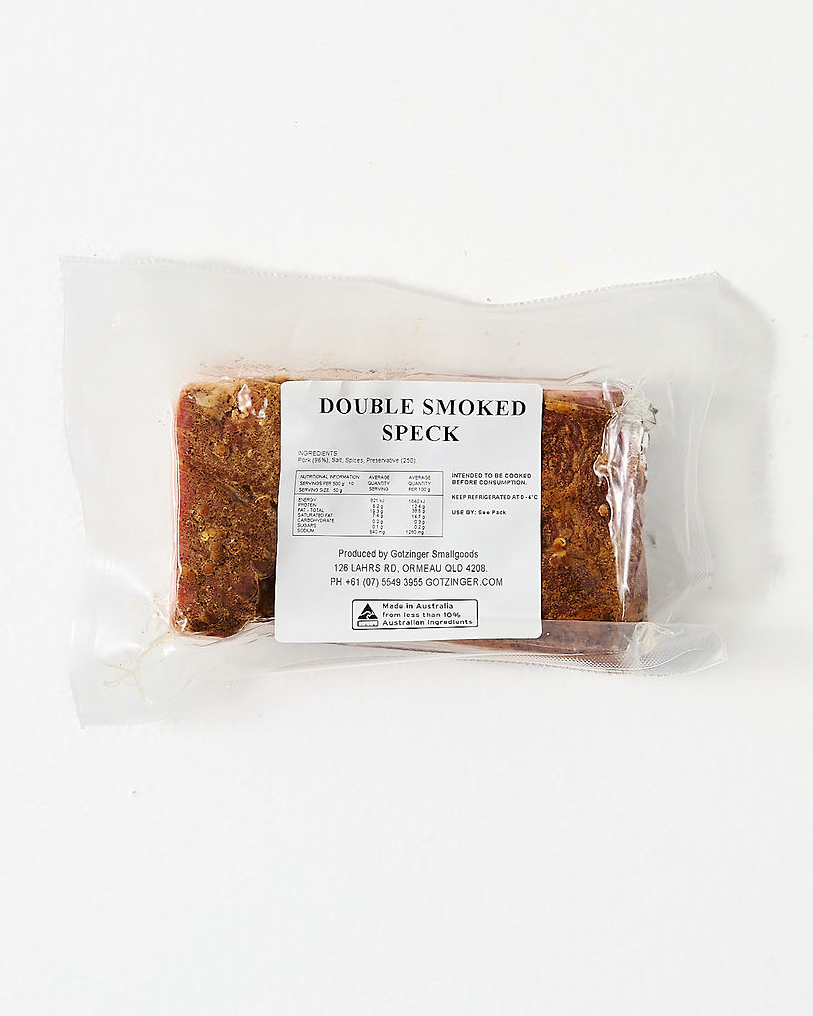 Double Smoked Speck