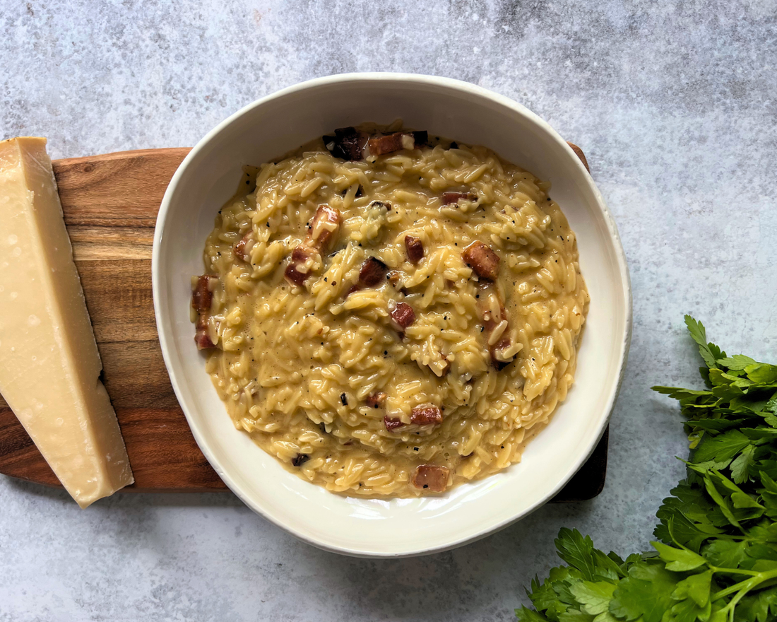 Carbonara with Double Smoked Speck