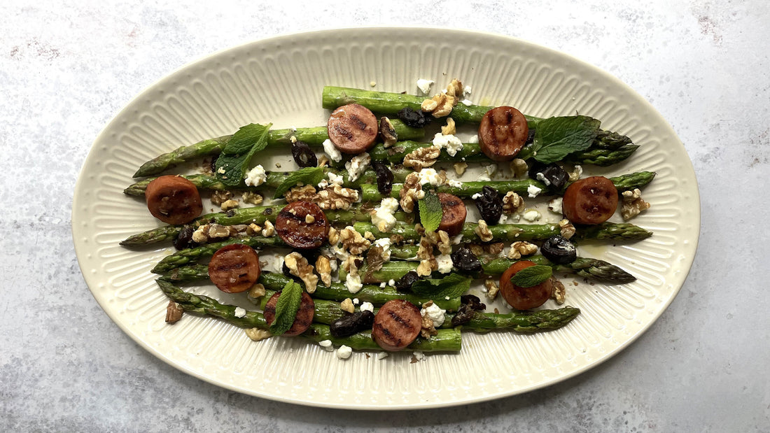 Asparagus and Kabana Salad