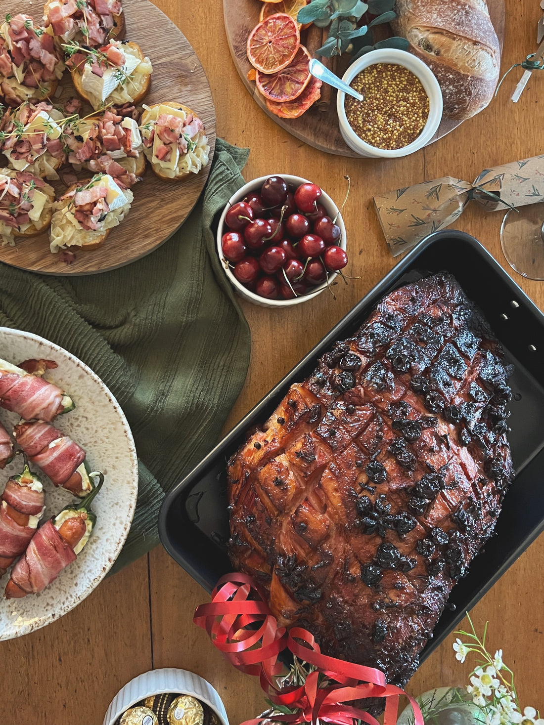 Cherry, Orange and Cointreau Christmas Ham Glaze