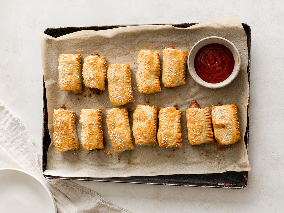 Mini Cheese Kransky Sausage Rolls