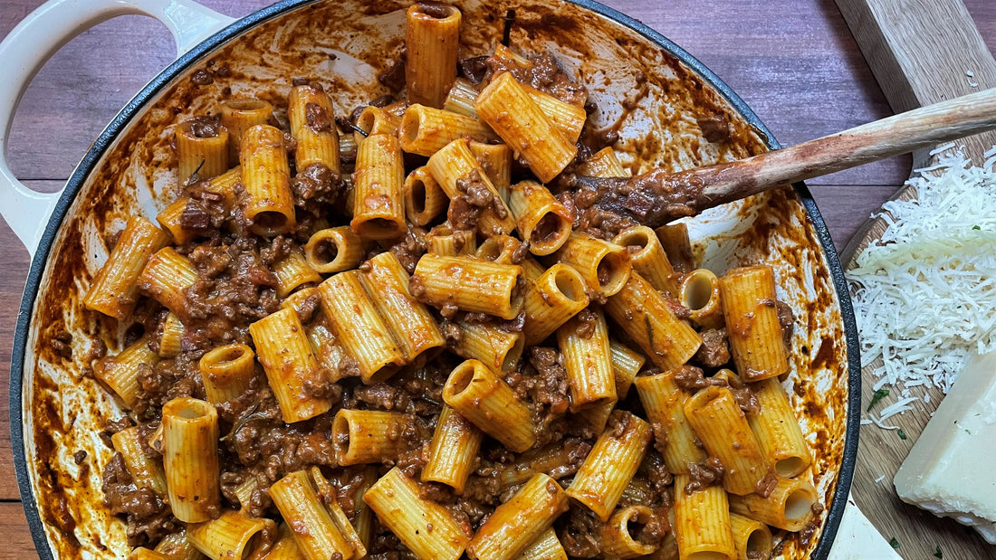 Slow Cooked Bolognese with Bacon