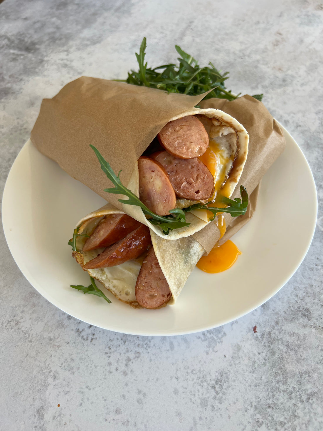 The Big Cheese Kransky Brekky Wrap
